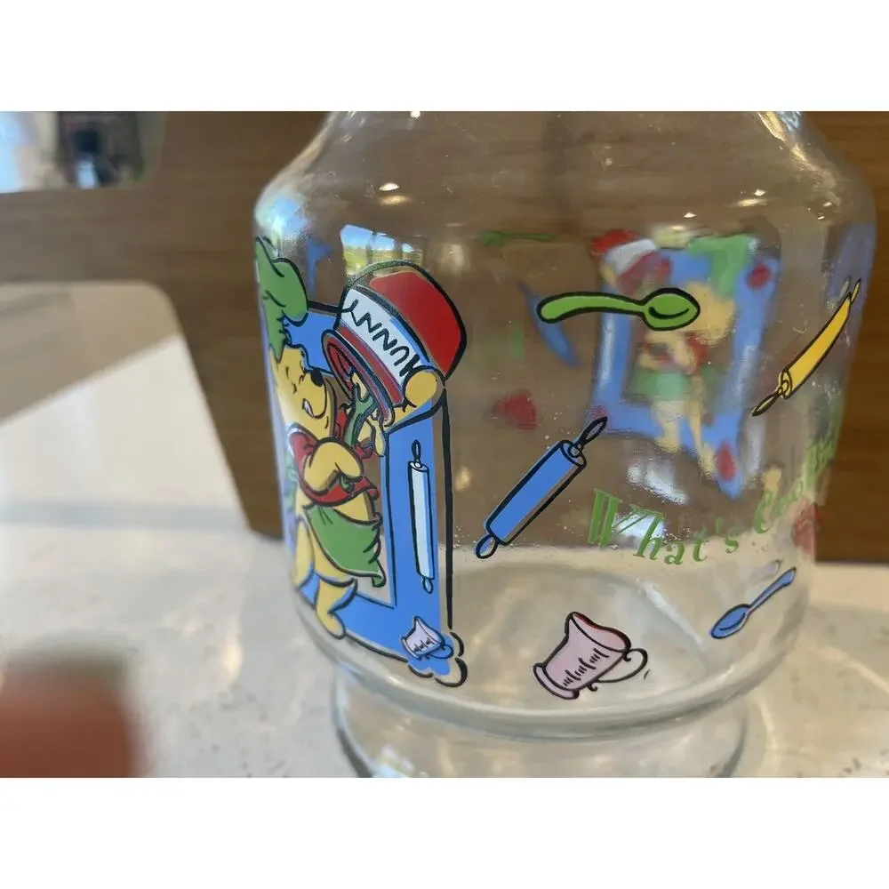 Disney Winnie The Pooh Anchor Hocking Juice Carafe‎ 9